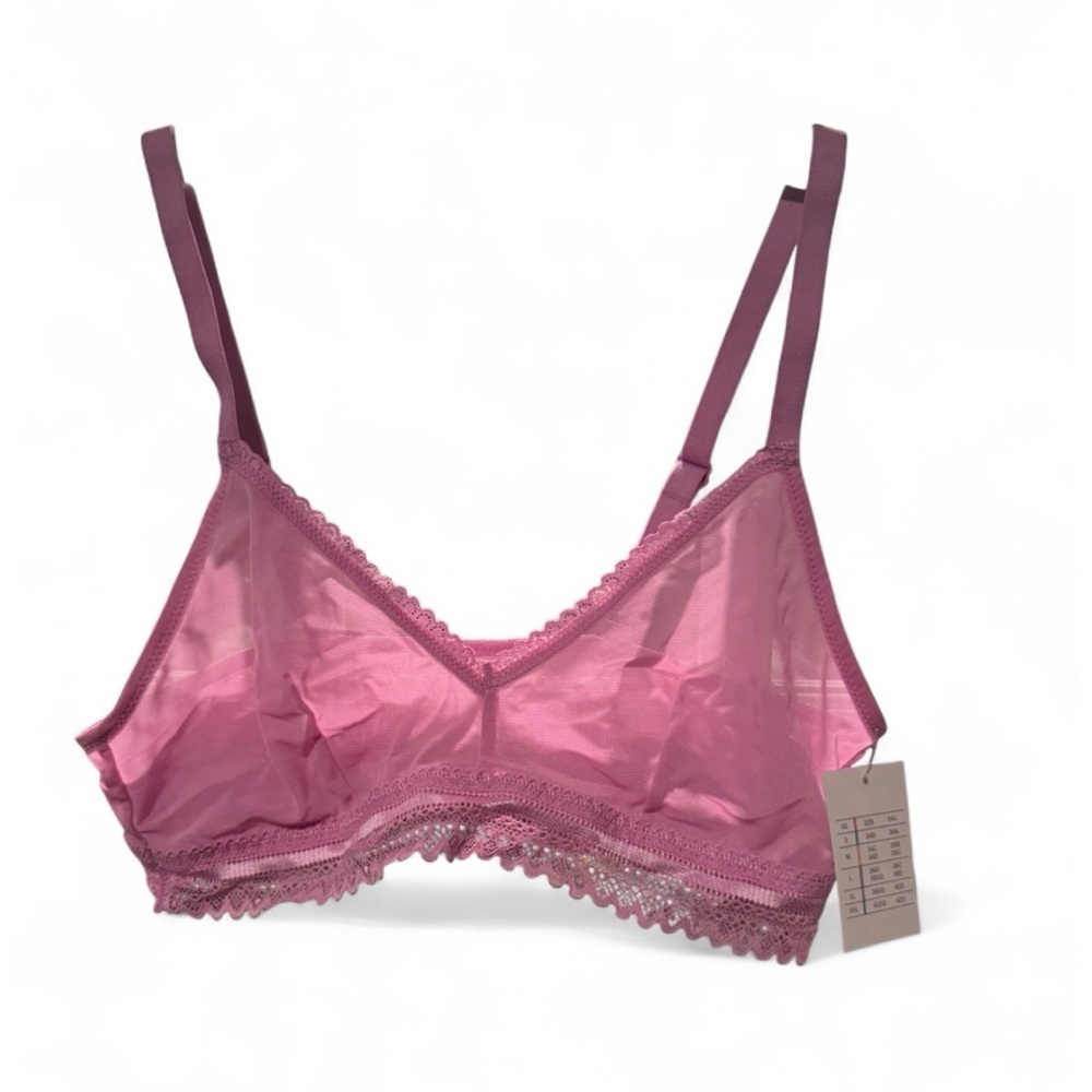 2PCS Auden Pink Unlined Bra size M